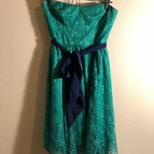 Thistlepearl green lace fairy dress
